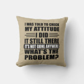皮肉なおもしろい引用文ユーモア皮肉な内向的な クッション (正面)