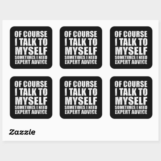 皮肉なおもしろい引用文ユーモア皮肉 スクエアシール (シート)