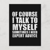 皮肉なおもしろい引用文ユーモア皮肉 ポストカード (正面)