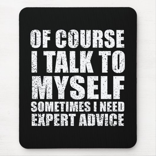 皮肉なおもしろい引用文ユーモア皮肉 マウスパッド (正面)