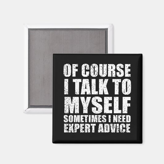 皮肉なおもしろい引用文ユーモア皮肉 マグネット (正面/裏面)