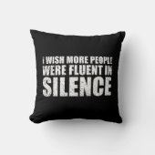 皮肉なおもしろい引用文大人のユーモア皮肉 クッション (正面)