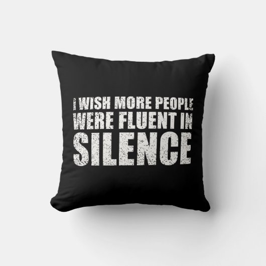 皮肉なおもしろい引用文大人のユーモア皮肉 クッション (正面)