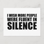 皮肉なおもしろい引用文大人のユーモア皮肉 シーズンポストカード (正面)