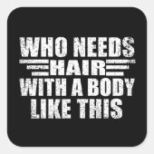 皮肉なおもしろい引用文大人のユーモア皮肉 スクエアシール (正面)