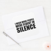 皮肉なおもしろい引用文大人のユーモア皮肉 スクエアシール (封筒)