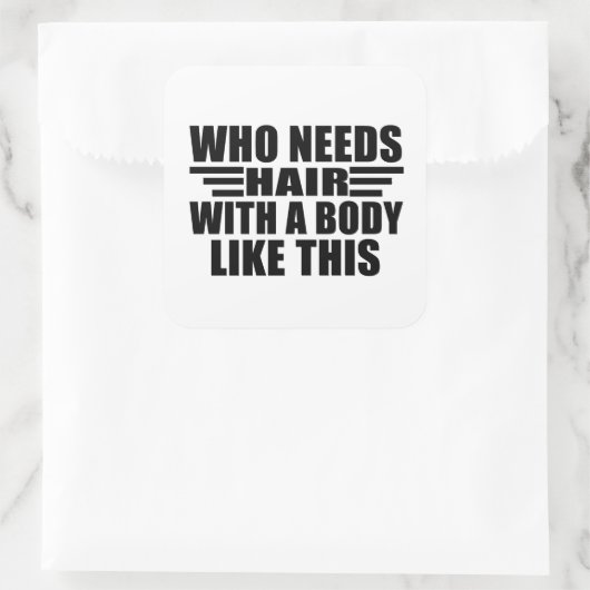 皮肉なおもしろい引用文大人のユーモア皮肉 スクエアシール (バッグ)