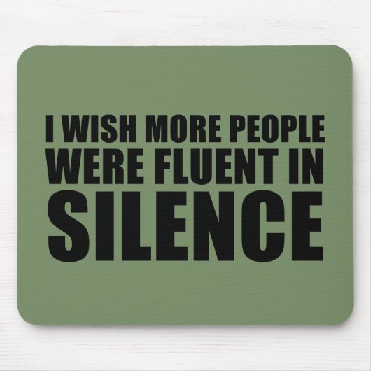 皮肉なおもしろい引用文大人のユーモア皮肉 マウスパッド (正面)