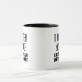 皮肉なおもしろい引用文大人のユーモア皮肉 マグカップ (中央)