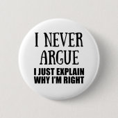 皮肉なおもしろい引用文大人のユーモア皮肉 缶バッジ (正面)