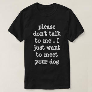 皮肉なおもしろい犬 Tシャツ