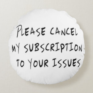 皮肉なおもしろい諺および引用文の塩辛い皮肉 ラウンドクッション