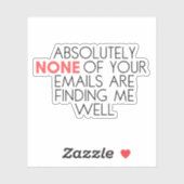 皮肉なおもしろいFind Me Well Sticker シール (シート)