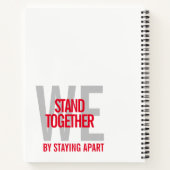 皮肉なことに我々は離れて立ち尽くす ノートブック (裏面)