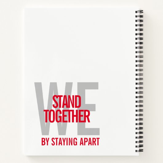 皮肉なことに我々は離れて立ち尽くす ノートブック (裏面)