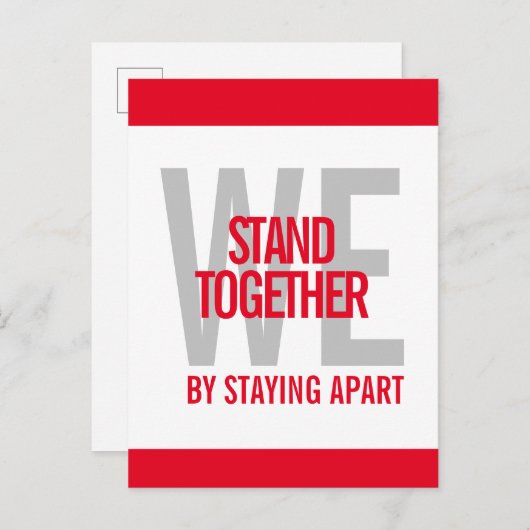 皮肉なことに我々は離れて立ち尽くす ポストカード (正面/裏面)