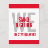 皮肉なことに我々は離れて立ち尽くす ポストカード (正面)