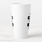 皮肉なはっきりした引用文退屈な人々が退屈する カフェラテマグ (正面)