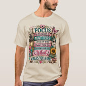 皮肉なアライグマ Tシャツ (正面)