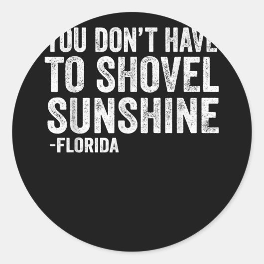 皮肉なイルカのコーチ私はそれがより寒かったことを望む ラウンドシール (正面)