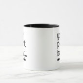 皮肉なオフィスおもしろいの仕事 マグカップ (中央)