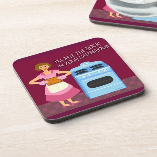 皮肉なカセロールハウスワイア コースター (左側)