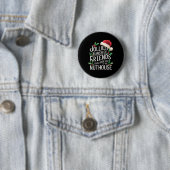 皮肉なクリスマスのお揃いTシャツで最も陽気な友達たち 缶バッジ (インサイチュ)