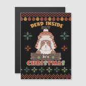 皮肉なクリスマスドッグ – 醜いセーターインスパイア (正面/裏面)