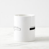皮肉なコメントのローディング コーヒーマグカップ (中央)