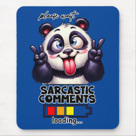 皮肉なコメントの読みおもしろい込み マウスパッド