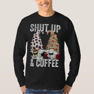 皮肉なコーヒーの格言男性へと女性が閉じる Tシャツ