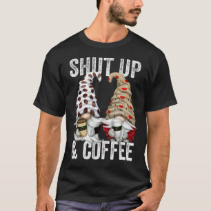 皮肉なコーヒーの格言男性へと女性が閉じる Tシャツ