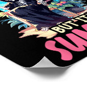 皮肉なゴシック様式の骨組みハロウィーンの内側 ポスター (角)