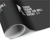 皮肉なゴルフジョークゴルフ場ユーモアゴルフ ラッピングペーパー (ロールコーナー)