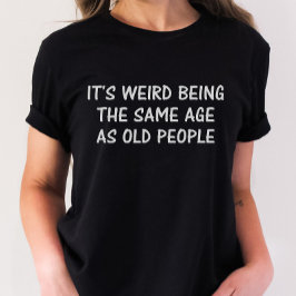 皮肉なシャツ、おもしろい誕生日シャツ、老後 Tシャツ