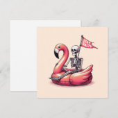皮肉なスケルトンon Flamingo - Stay Salty (正面/裏面)