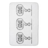 皮肉なスティックフィギュア引用文 – エネル救ギー バスマット (正面縦)