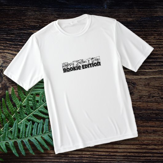 皮肉なスローガン新しいパパ最初の父の日のユーモア Tシャツ