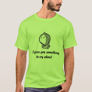 皮肉なタマネギのTシャツ Tシャツ