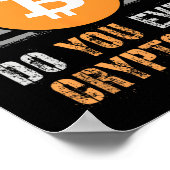 皮肉なトランプでもCrypto Bro Lift Bull C ポスター (角)