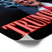 皮肉なトランプの新年2025第47代大統領 ポスター (角)