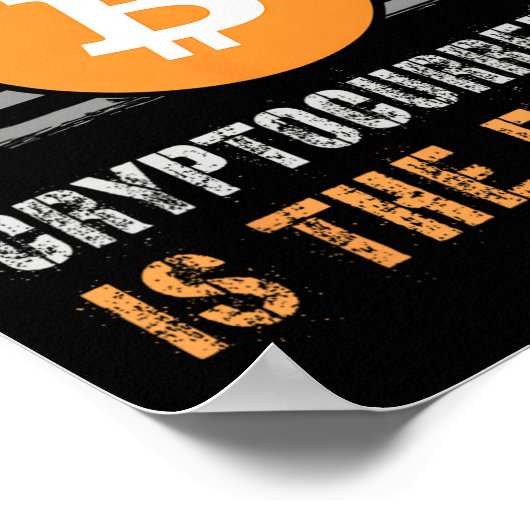 皮肉なトランプ・アメリカCryptoは未来のジョーク・ブル ポスター (角)