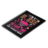 皮肉なナースヒョウ印刷おもしろい看護 ノートブック (左側)