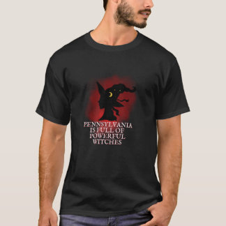皮肉なハロウィーンペンシルバニアはパワーに満ちている Tシャツ