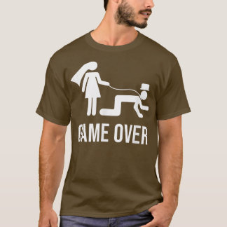 皮肉なバチュラーパーティ新郎グルーメンズブッ結婚ド Tシャツ