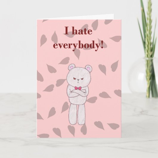 皮肉なバレンタイン – Teddy シーズンカード (正面)