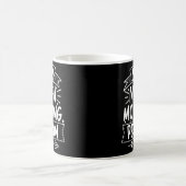 皮肉なパパ – 朝ではない人 コーヒーマグカップ (中央)