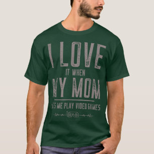 皮肉なビデオゲームで母おもしろいが大好き Tシャツ