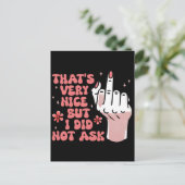 皮肉なフェミニスト ポストカード (スタンド正面)