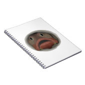 皮肉なフリンギヘッド – フィッシュヘッドノートブック ノートブック (右側)